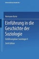 Einfuhrung in die Geschichte der Soziologie