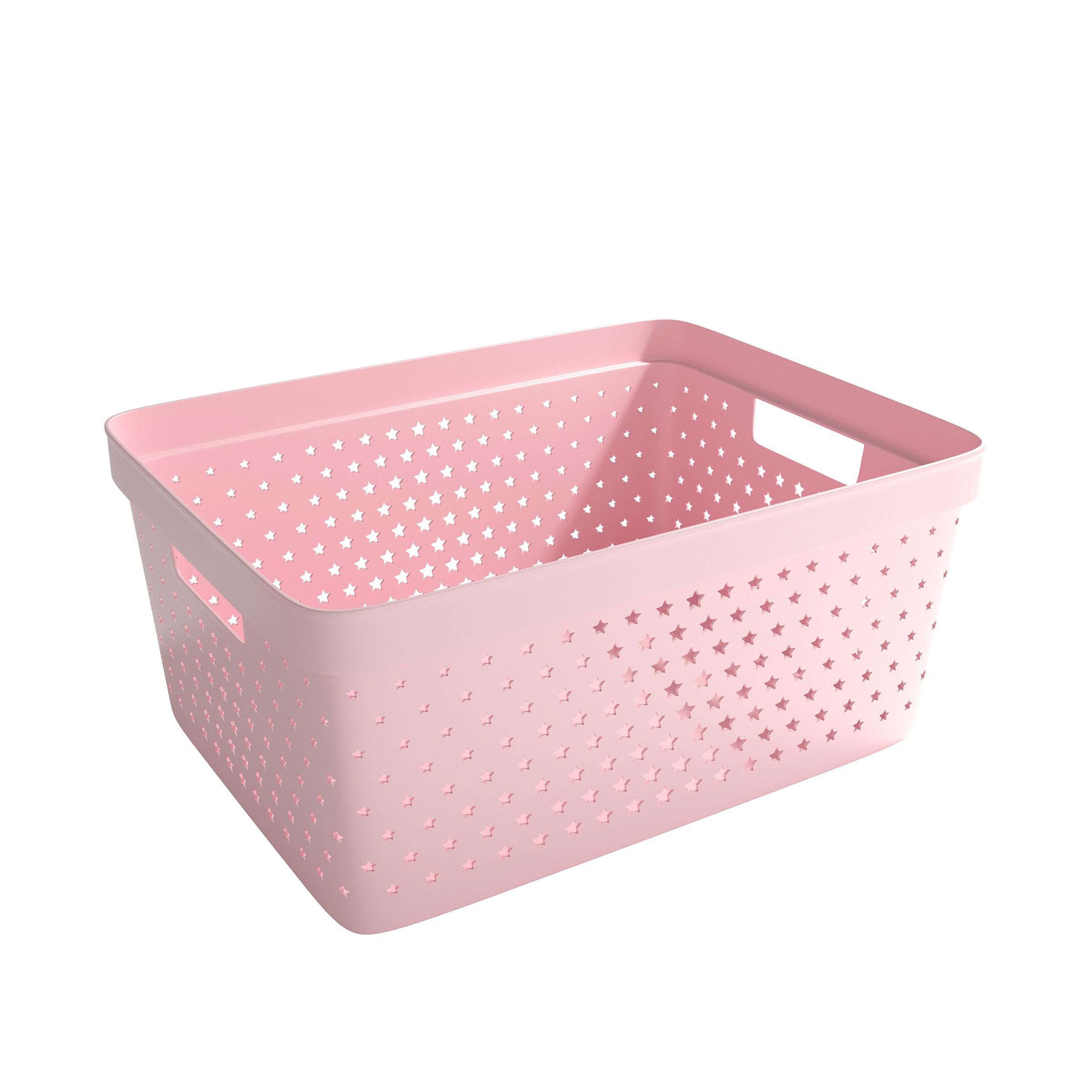 Oppbevaringskurv Star 13L gammelrosa