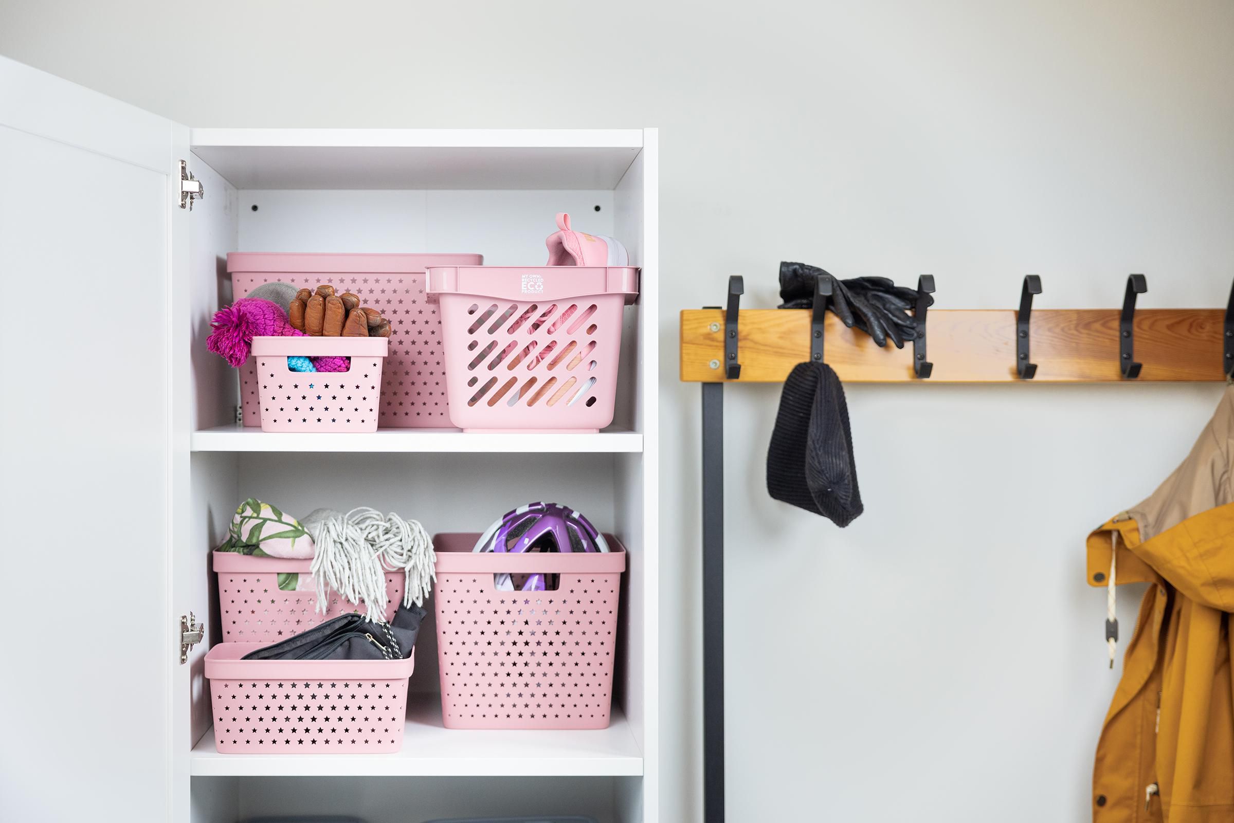 Oppbevaringskurv Star 13L gammelrosa