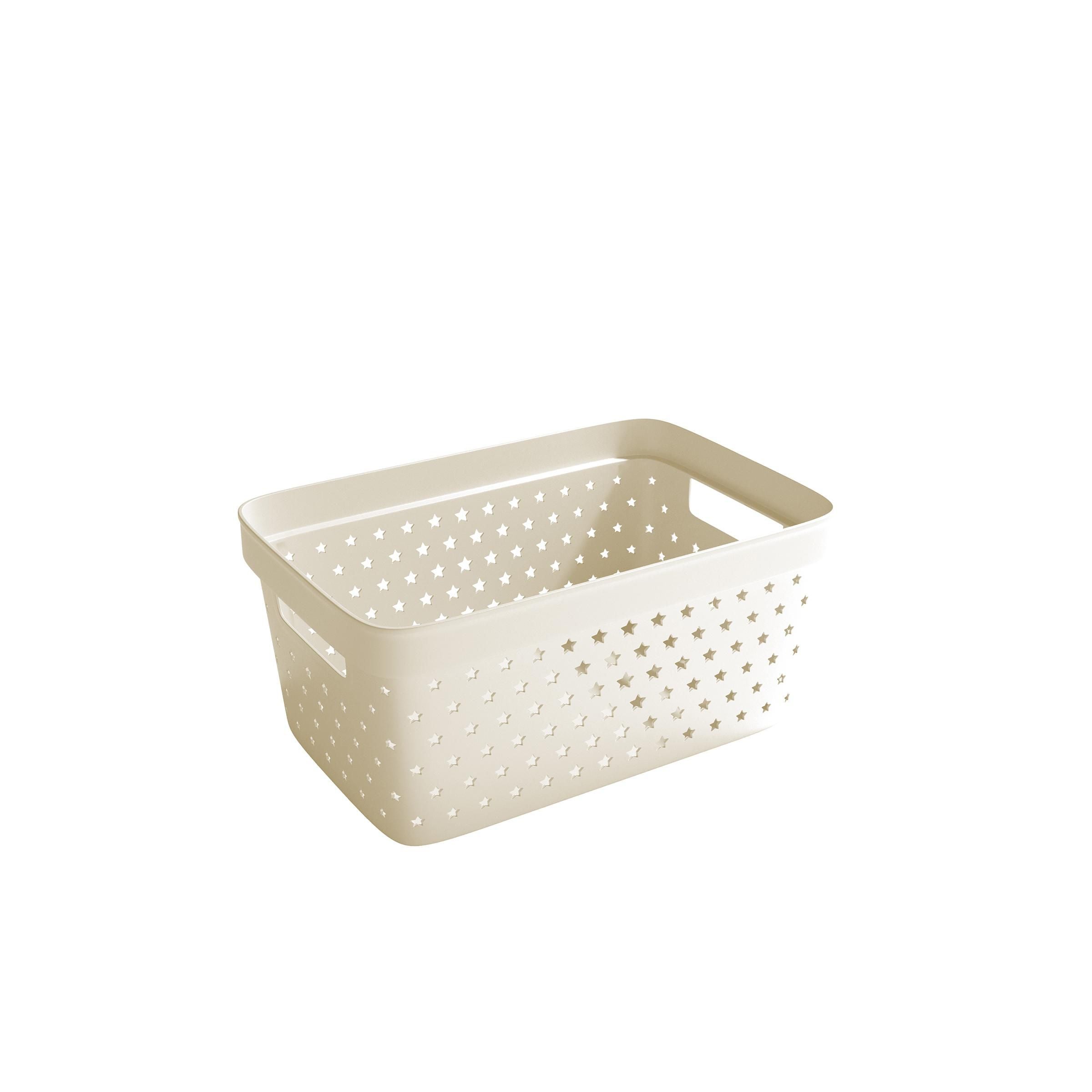 Oppbevaringskurv Star 4,5L beige