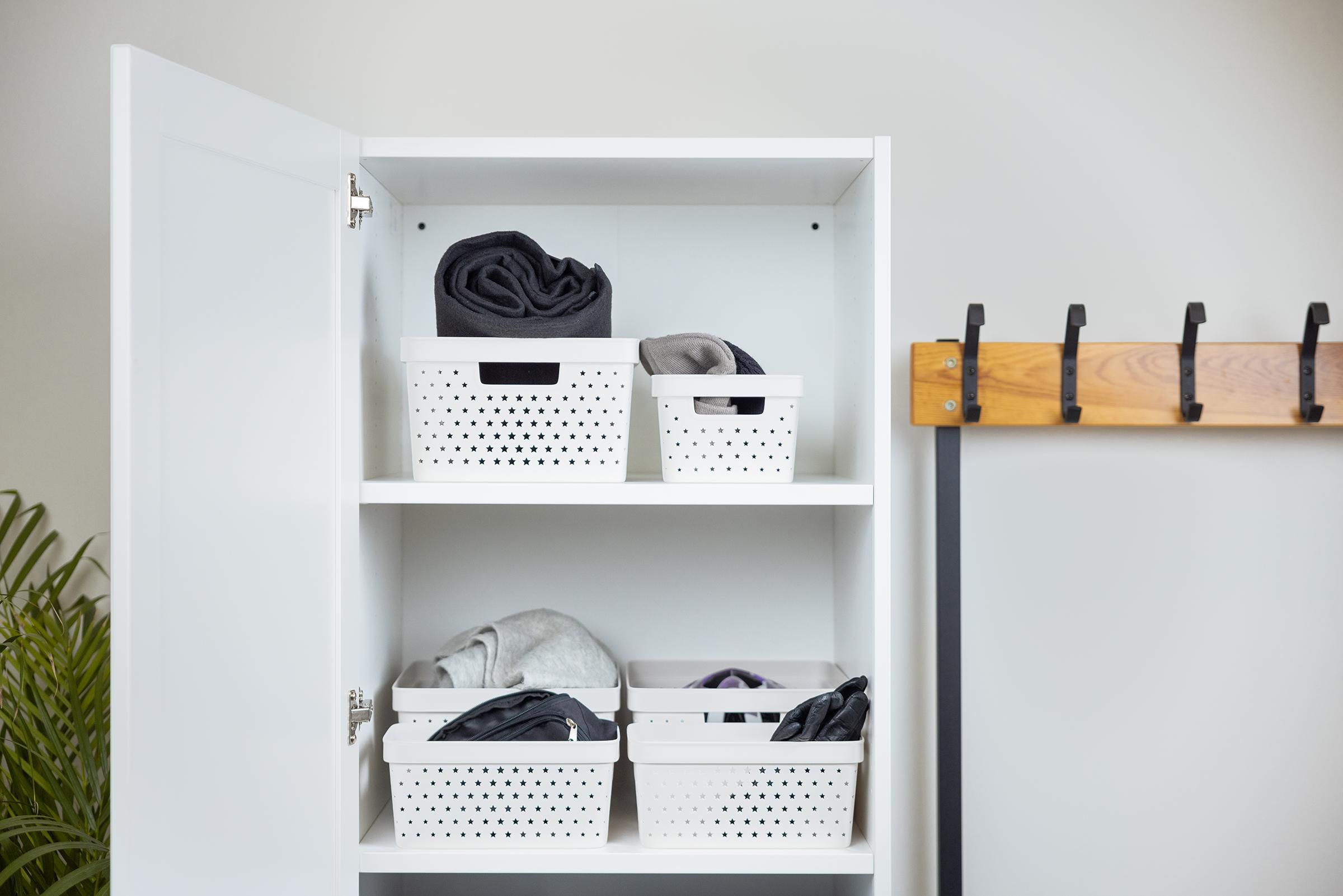 Oppbevaringskurv Star 4,5L beige