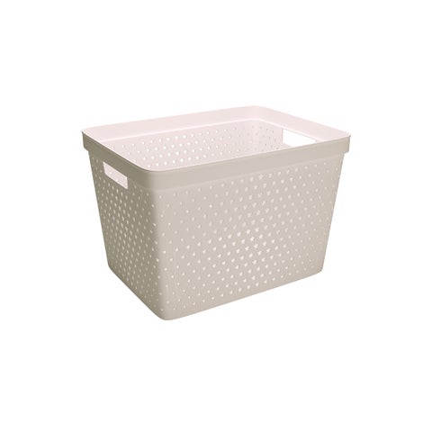 Oppbevaringskurv Star 19L beige