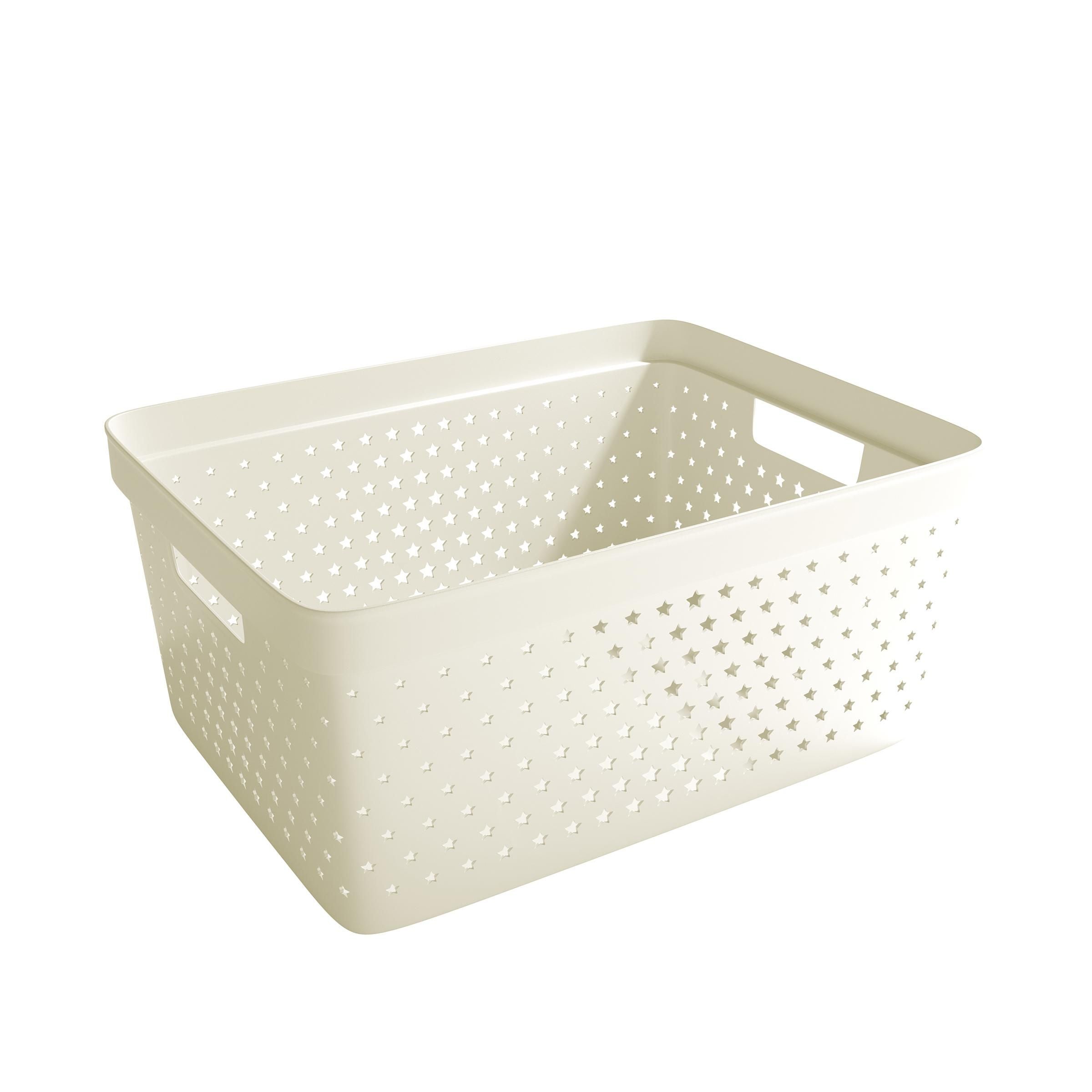 Oppbevaringskurv Star 13L beige