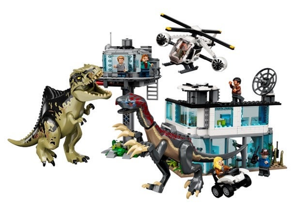 Lego Giganotosaurus og Therizinosaurus angr. 76949