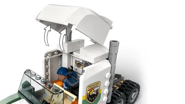 Lego Dinosauroppdrag: Allosaurus-transport 76966
