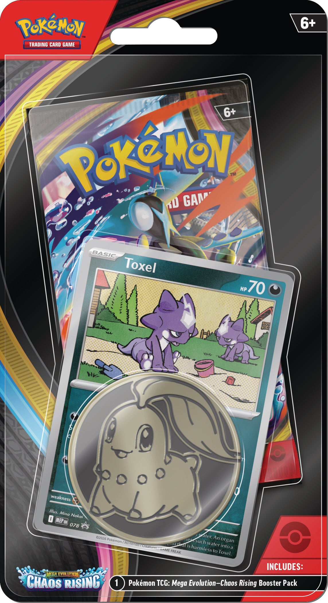 Pokemon Mega Evolution 4 Chaos Rising Blister 3pk