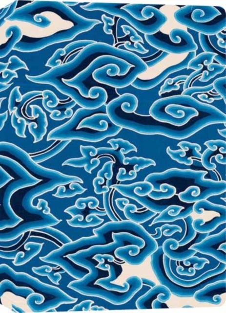 Batik 'Blue Clouds' Lined Hardcover Journal - Blank Notebook with Ribbon Bookmark