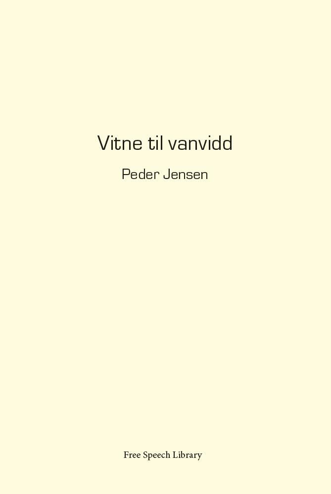 Vitne til vanvidd