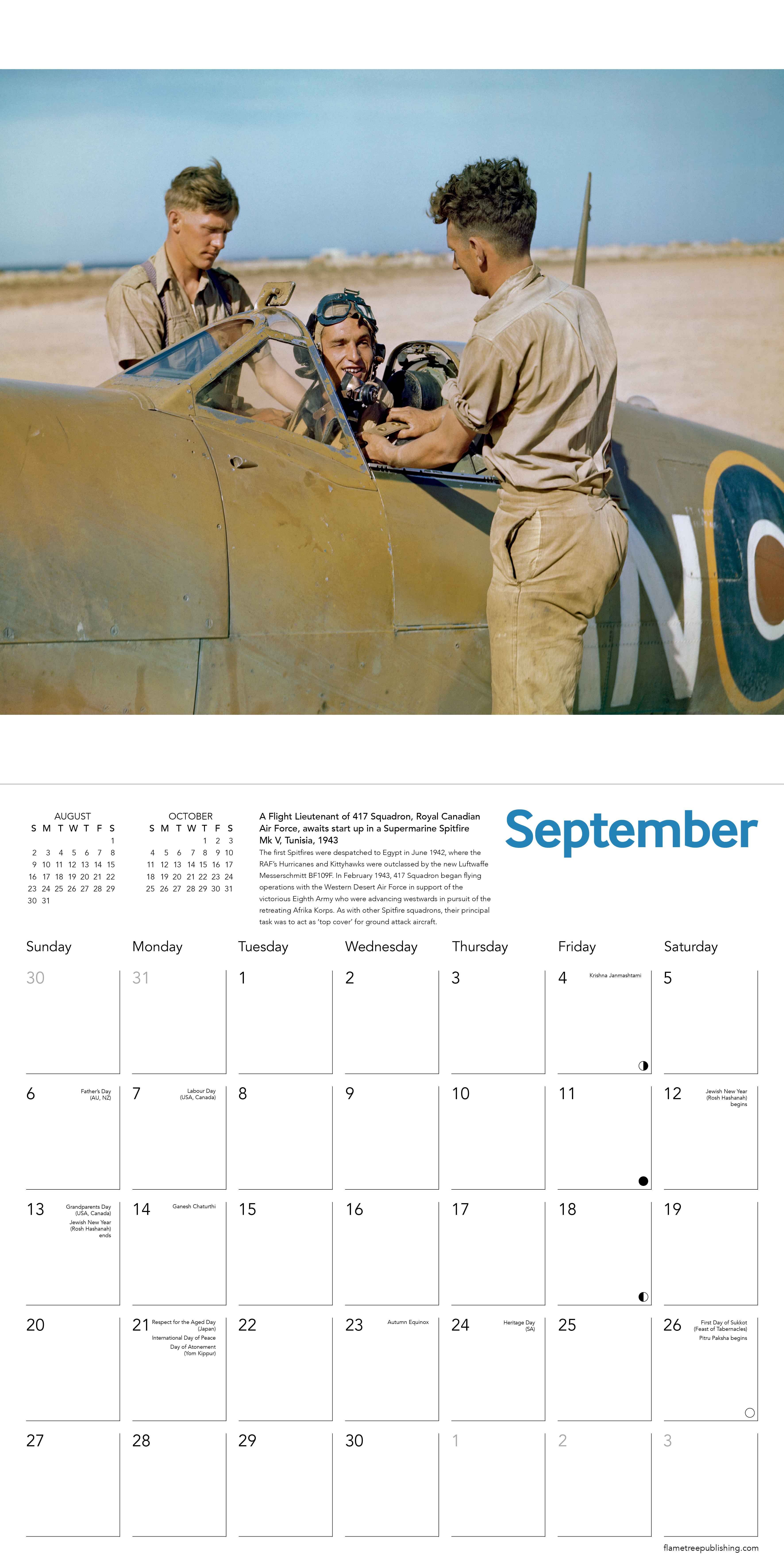 Kalender 2026 30x30 Spitfires