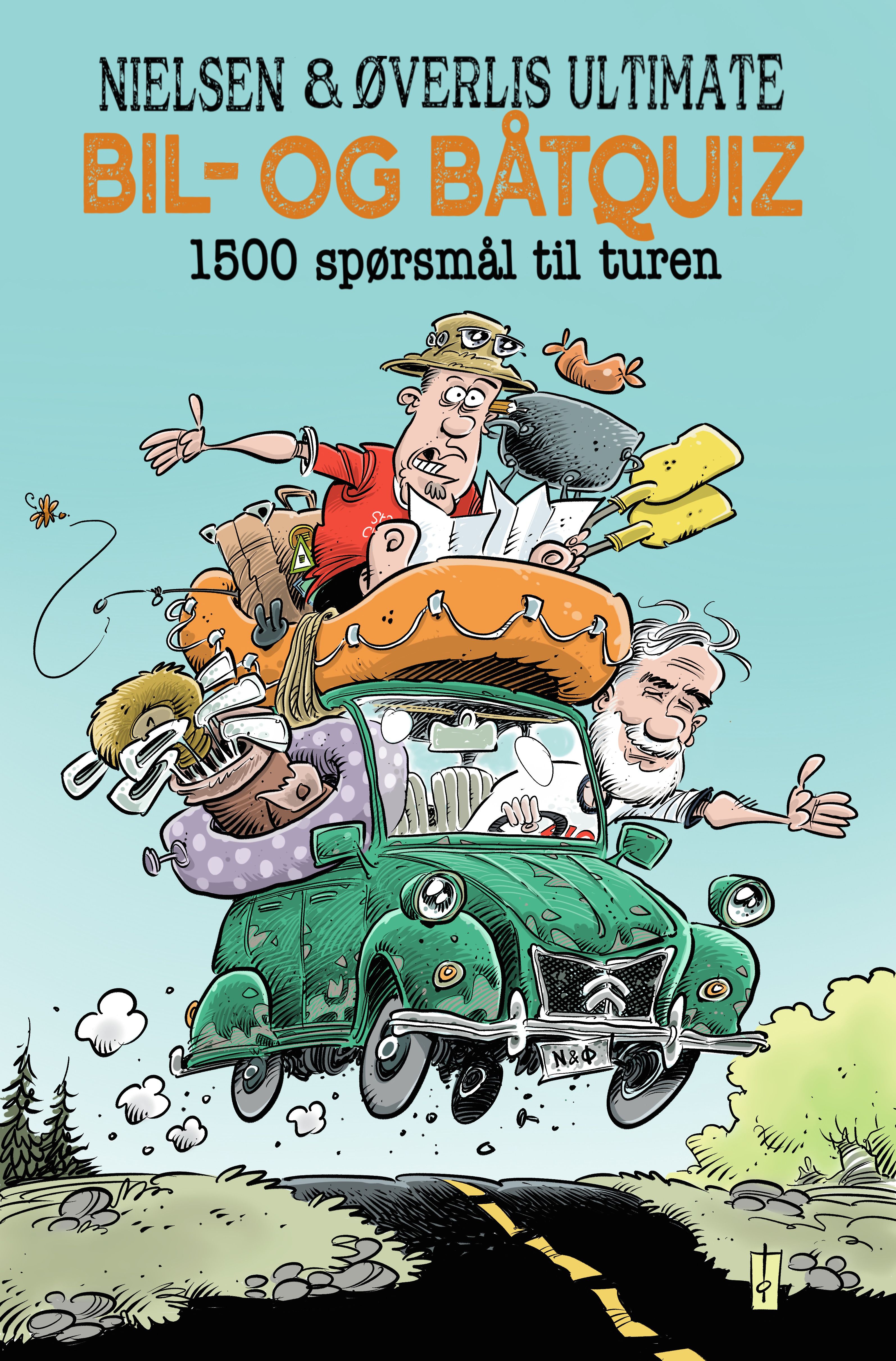 Nielsen og Øverlis ultimate bil- og båtquiz - 1500 spørsmål til turen
