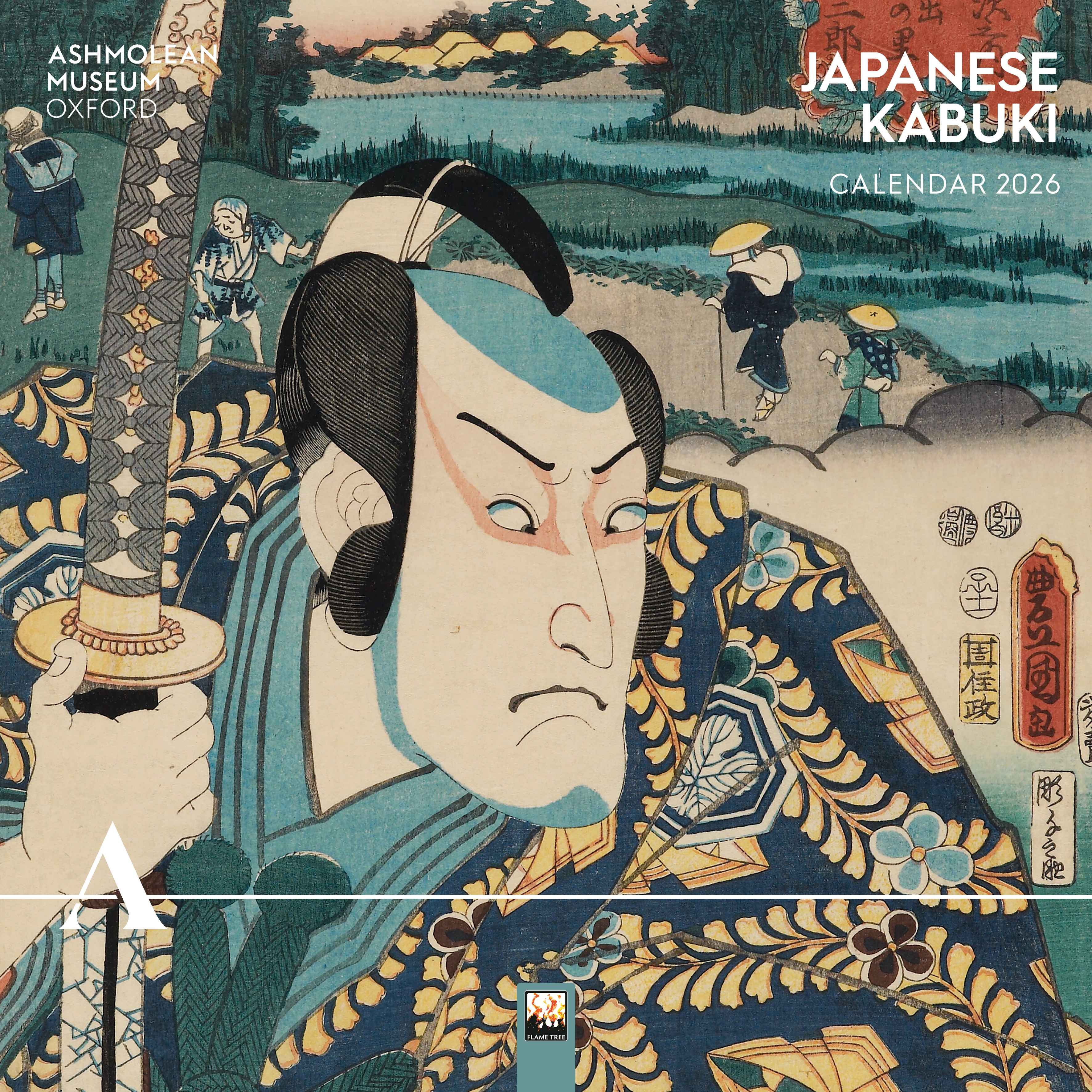 Kalender 2026 30x30 Japanese Kabuki