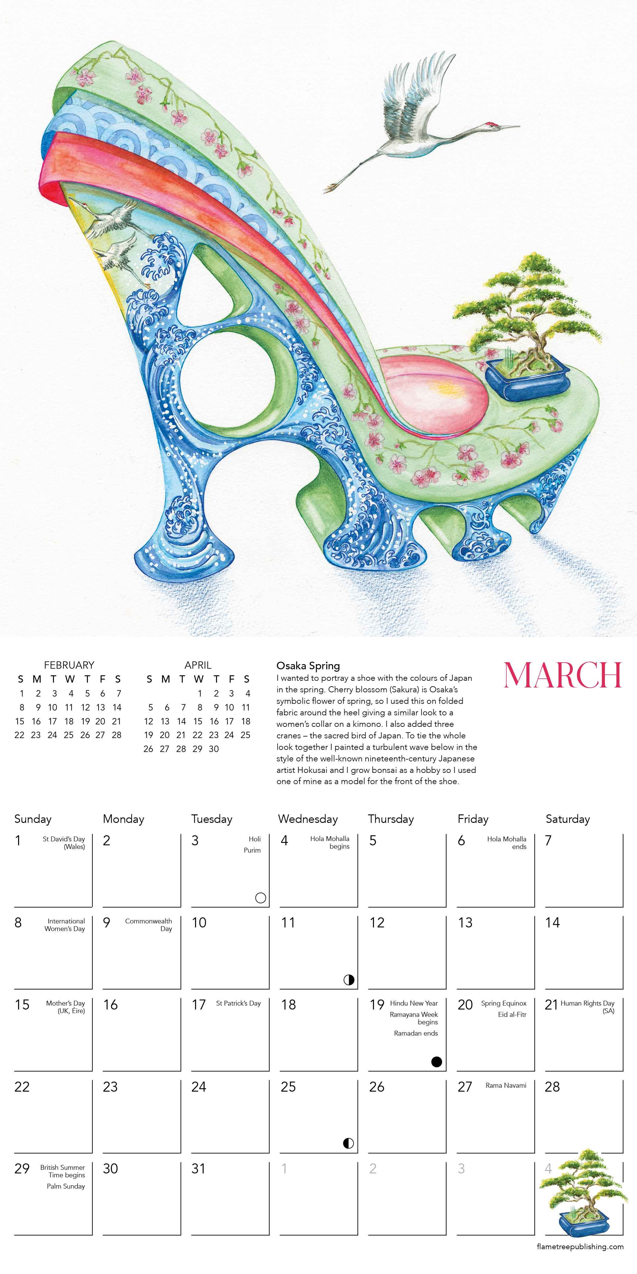 Kalender 2026 18x18 The Art of the Shoe