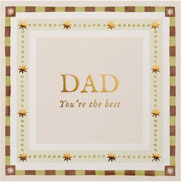 Dad You’re The Best - Fill-in-the-Blank Keepsake Book That Can Be Sent as a Card