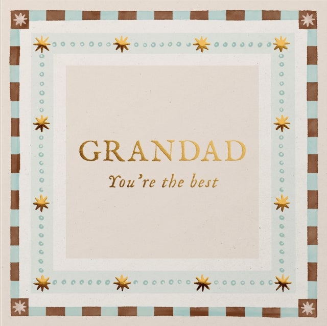 Grandad You’re The Best - Fill-in-the-Blank Keepsake Book That Can Be Sent as a Card