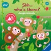 Ravensburger Play+ Infant & Toddler - Shh, Who's there? Jungle Animals My First Seek and Find Sound Book