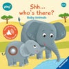 Ravensburger Play+ Infant & Toddler - Shh, Who's there? Baby Animals My First Seek and Find Sound Book