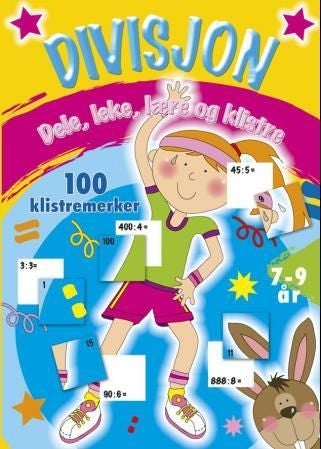 Divisjon - dele, leke, lære og klistre