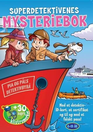 Superdetektivenes mysteriebok. Båttyvene. Med klistremerker, detektiv-id-kort, sertifikat og falskt - båttyvene