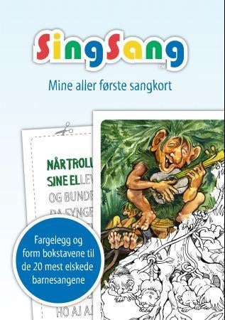 SingSang tegnebok - mine aller første sangkort : 20 sanger