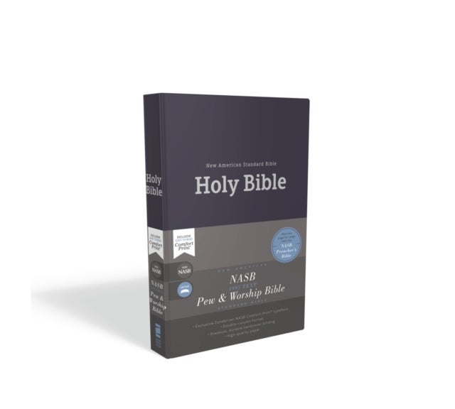 NASB, Church Bible (Pew Bible), Hardcover, Blue, 1995 Text, Comfort Print