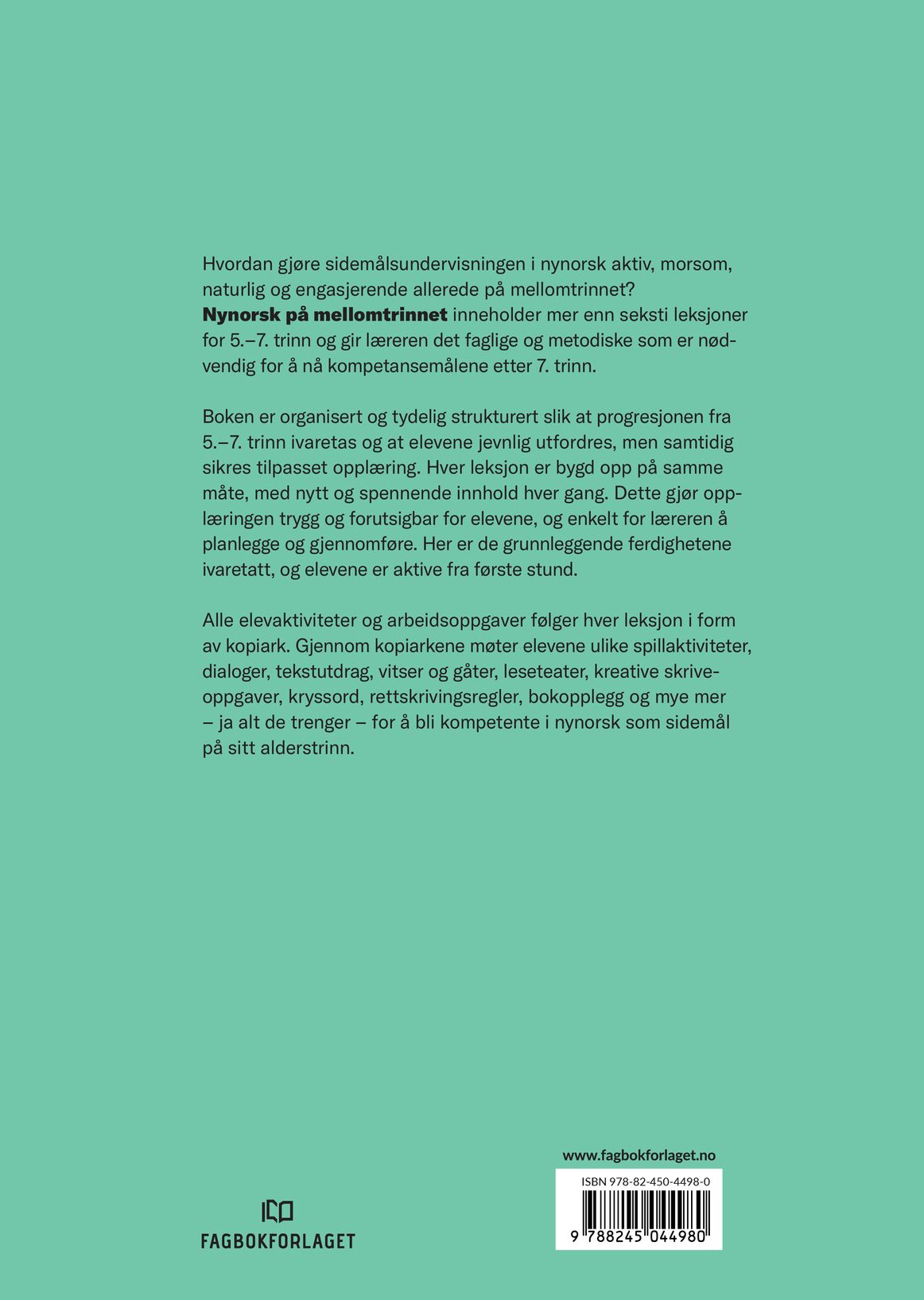 Nynorsk på mellomtrinnet
