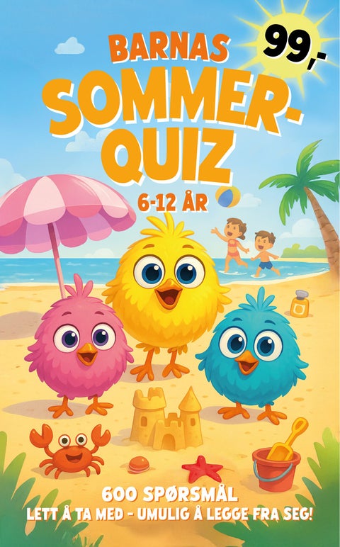 Barnas sommerquiz - 600 spørsmål