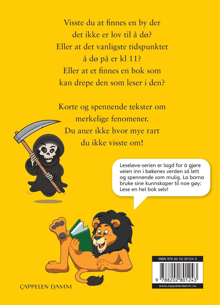 Rare fakta om døden og sånn