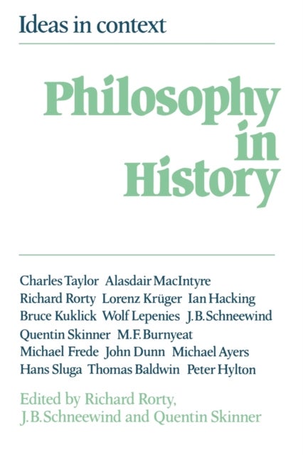 Philosophy in History - Essays in the Historiography of Philosophy