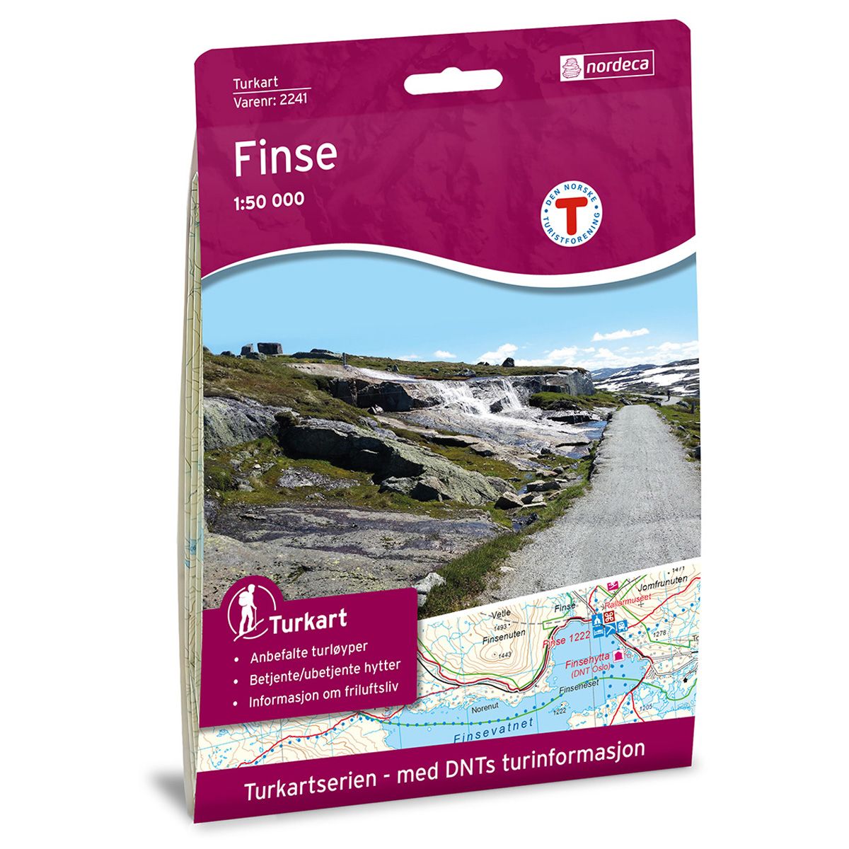 Finse - Veikart