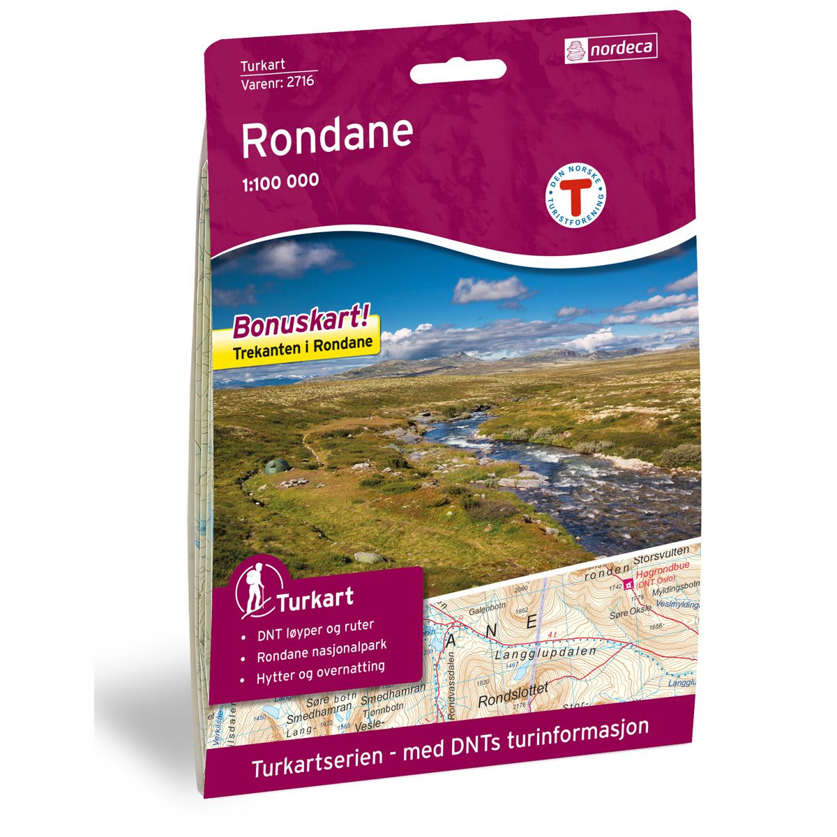 Rondane - Veikart