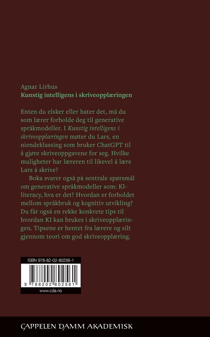 Kunstig intelligens i skriveopplæringen
