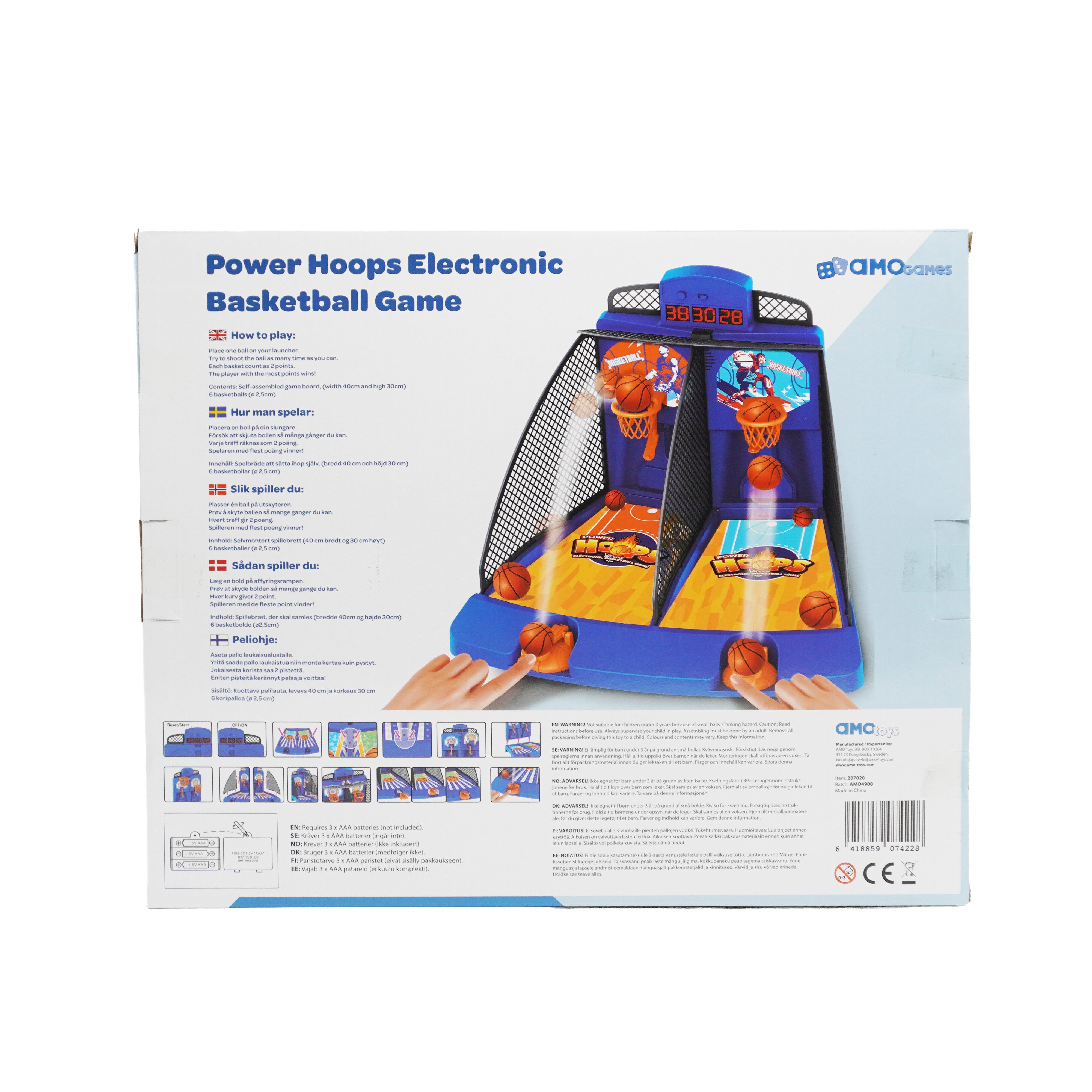 Spill Electronic Basketball Game