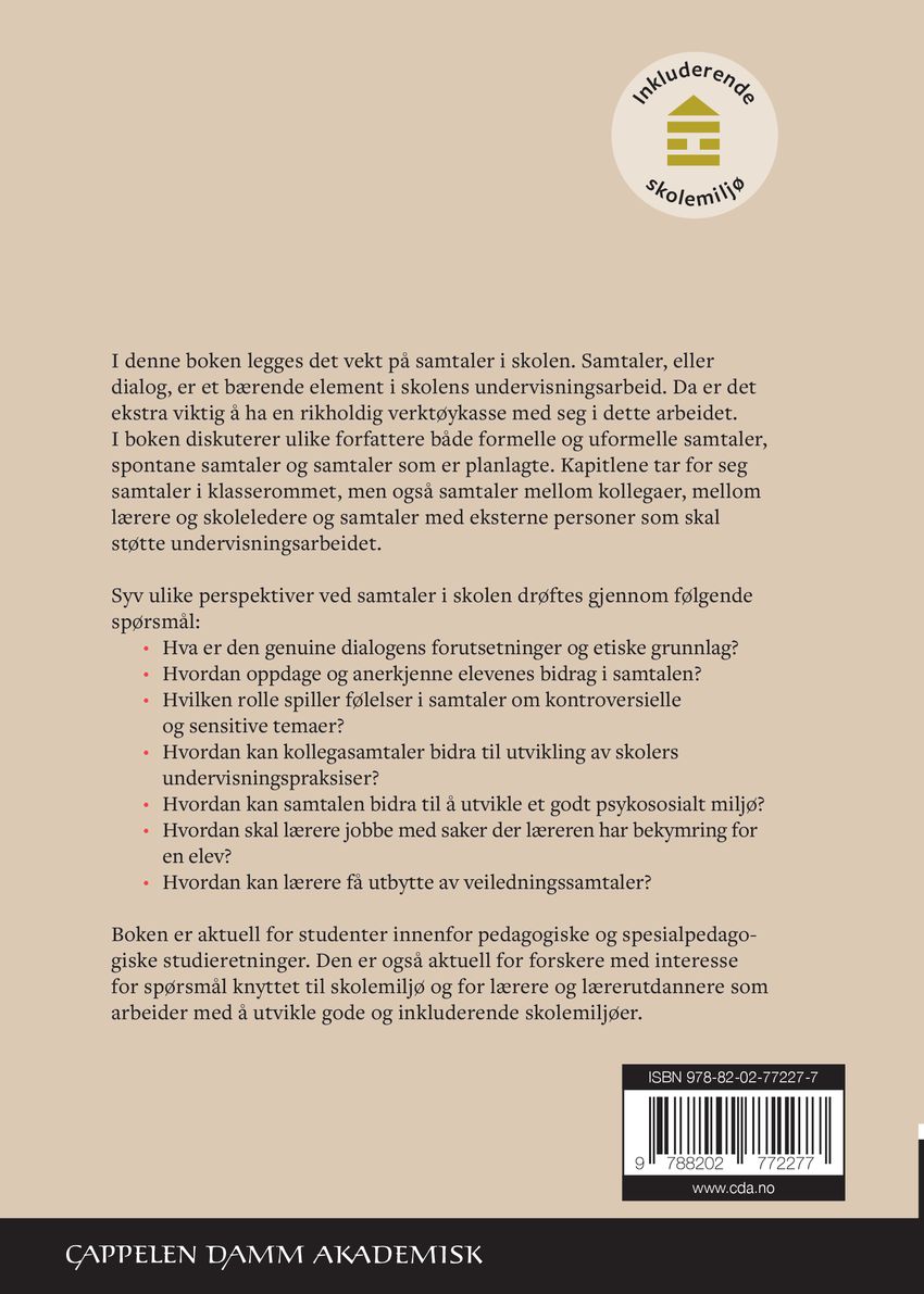 Samtaler i skolen