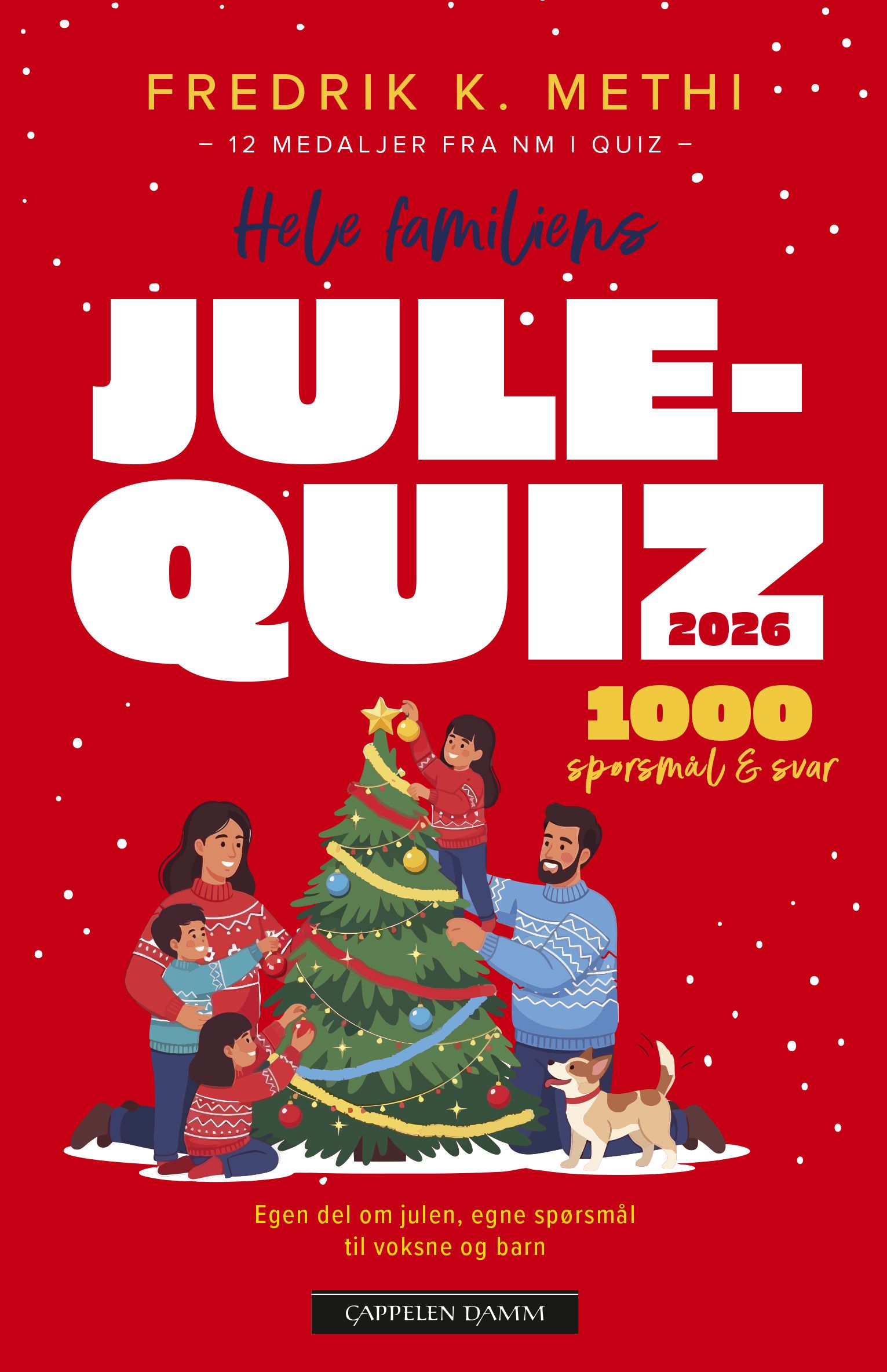 Hele familiens julequiz 2026 - 1000 spørsmål og svar
