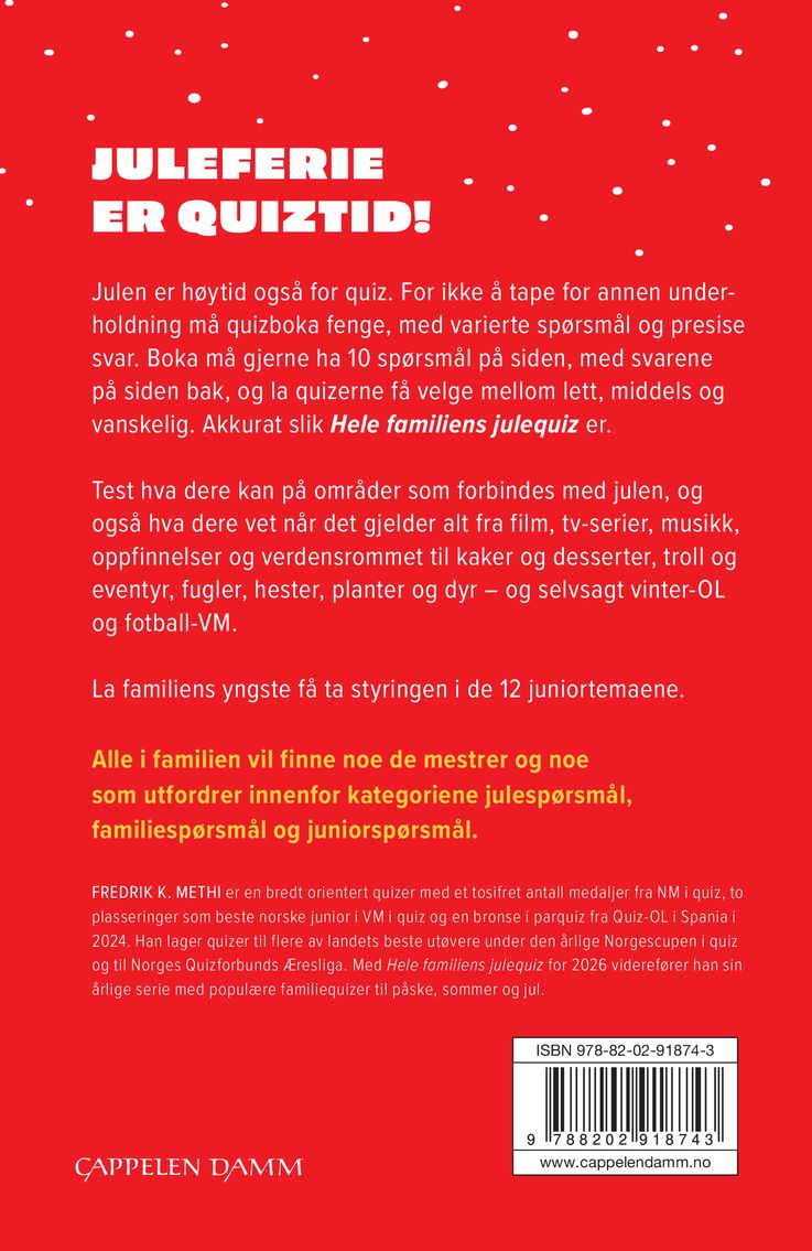 Hele familiens julequiz 2026