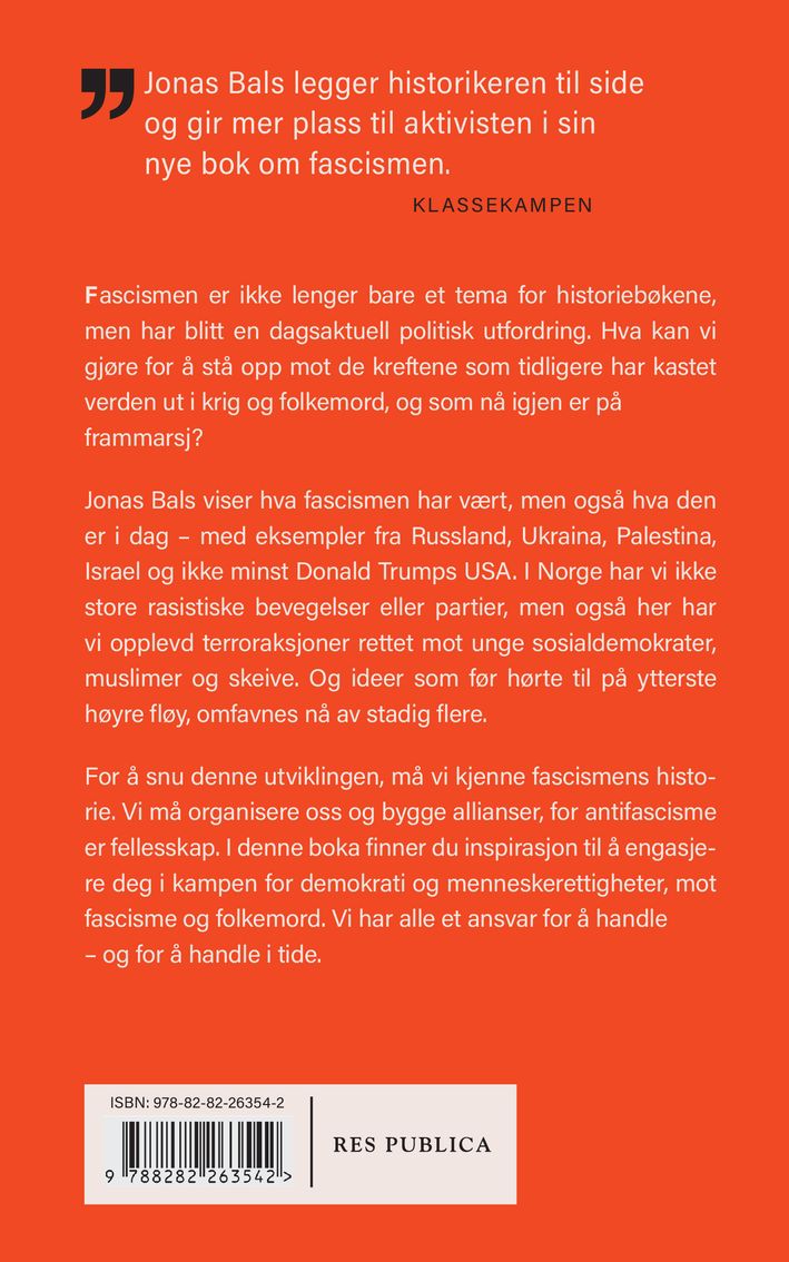 Sammen bekjemper vi fascismen