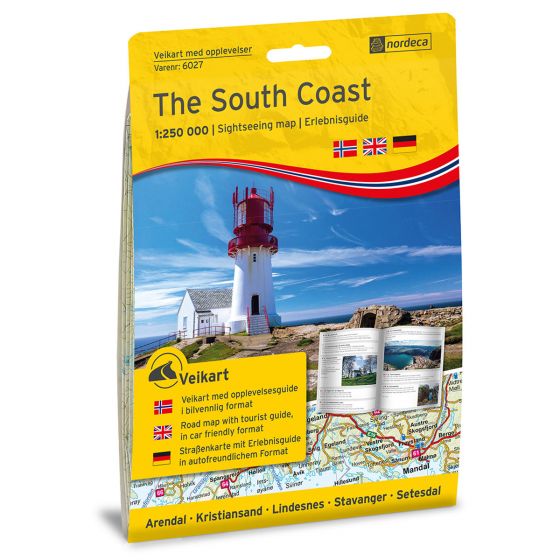 The South Coast 1:250 000 m/hefte - Veikart