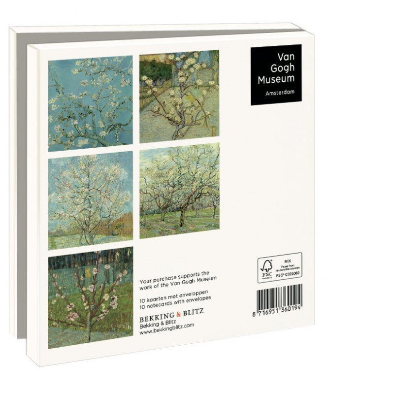 Kortmappe 145x145 van Gogh Blossom