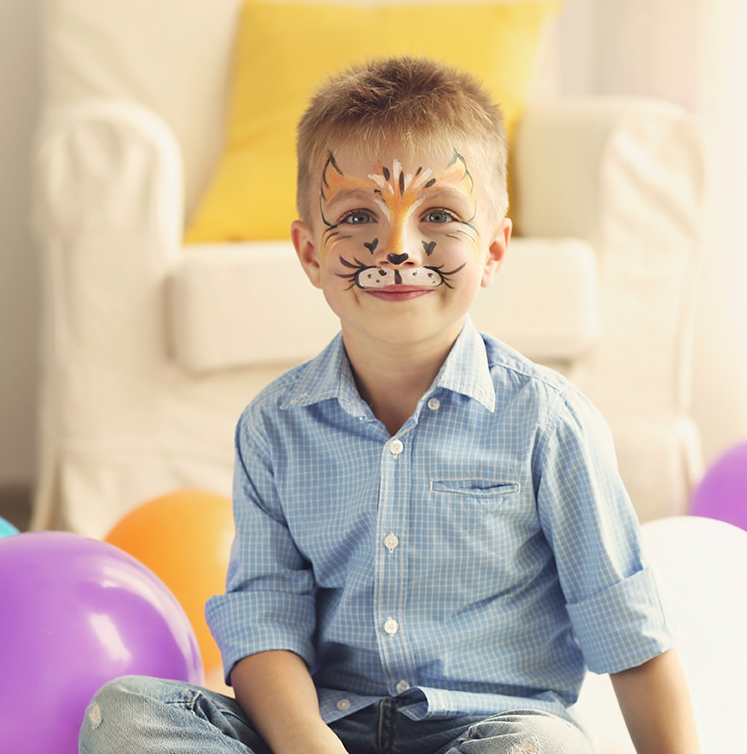 Amos Face Deco Ansiktsmaling 6pk