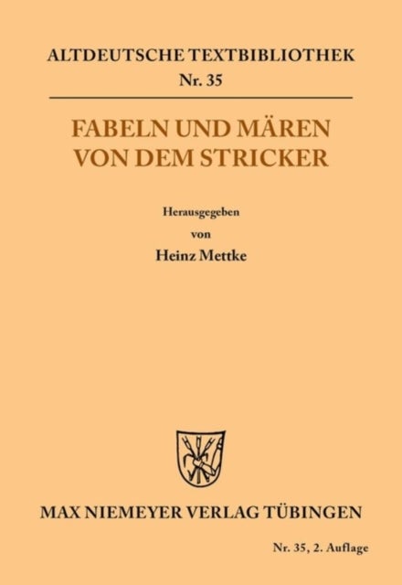 Fabeln und Maren von dem Stricker