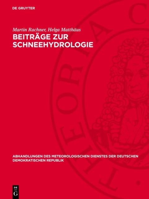 Beitrage Zur Schneehydrologie