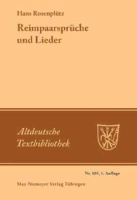 Reimpaarspruche und Lieder