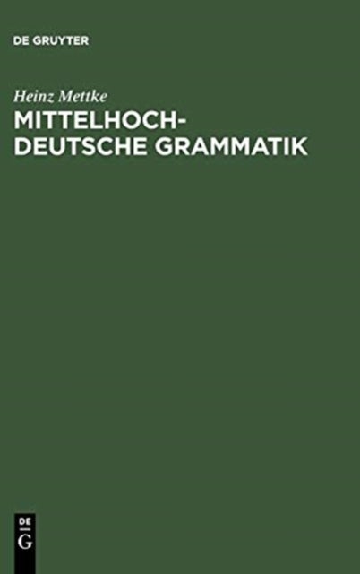 Mittelhochdeutsche Grammatik