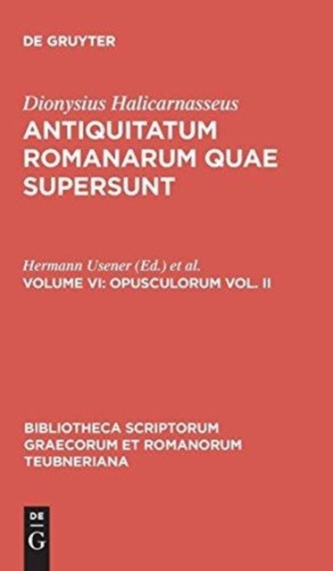 Quae Exstant, Vol. VI CB