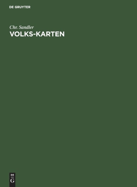 Volks-Karten - Karten Uber Die Verteilung Der Bevolkerung Im Regierungsbezirk Oberfranken, Bezirksamt Garmisch, Herzogtum Oldenburg, in Der Lichtenfelser Gegend Und Im 9. Bezirk Der Stadt Munchen