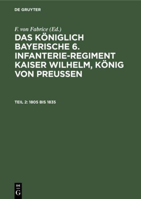 1805 Bis 1835