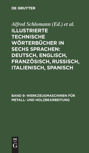 Werkzeugmaschinen Fur Metall- Und Holzbearbeitung