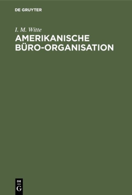 Amerikanische Buro-Organisation