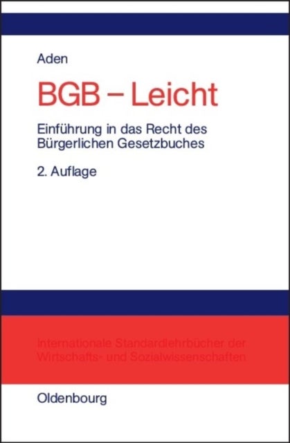 BGB - Leicht - Einfuhrung in Das Recht Des Burgerlichen Gesetzbuches