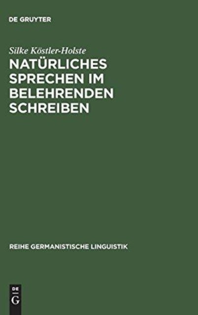 Naturliches Sprechen Im Belehrenden Schreiben - J. H. Campes »Robinson Der Jungere« (1779/80)